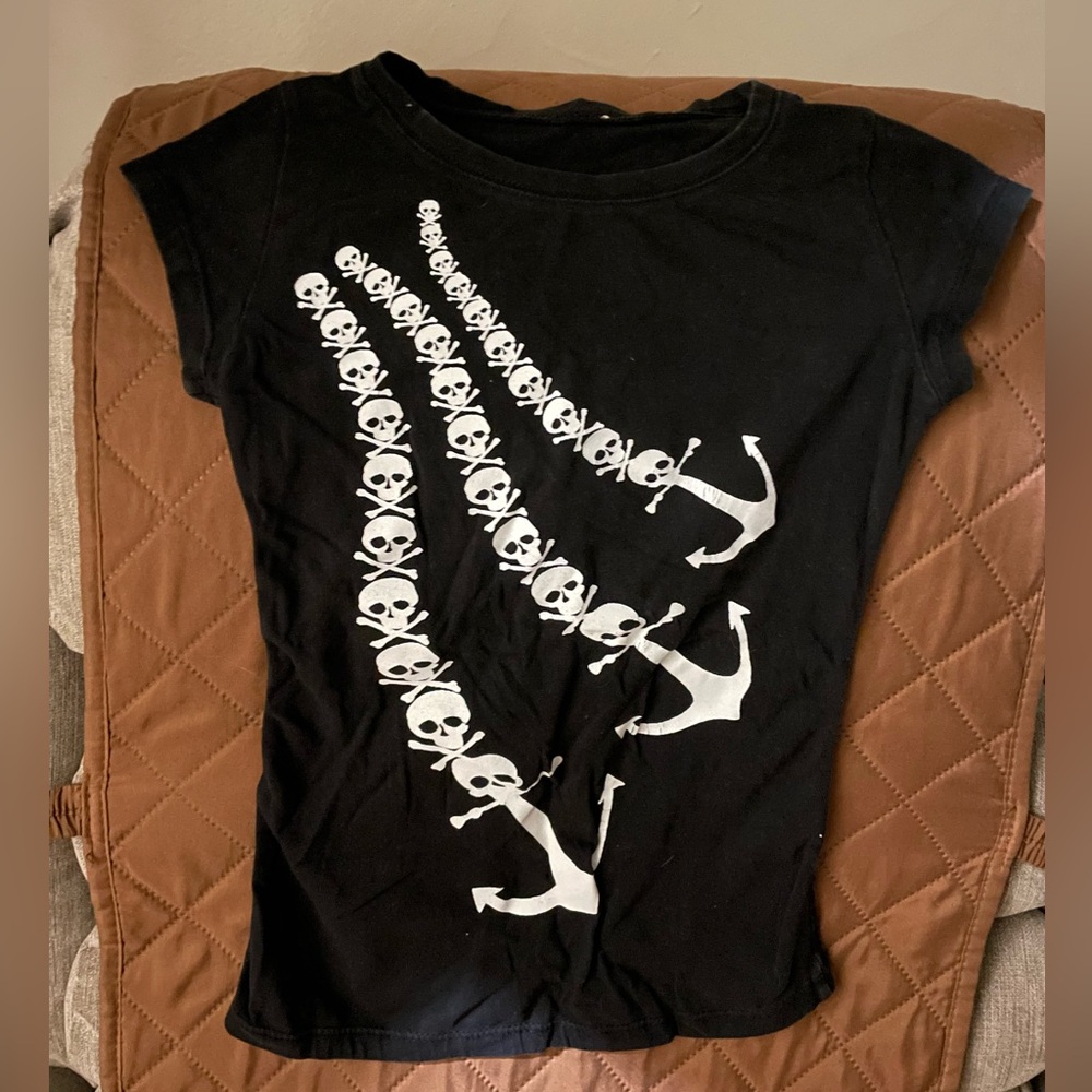 Black Skull and Anchor shirt
